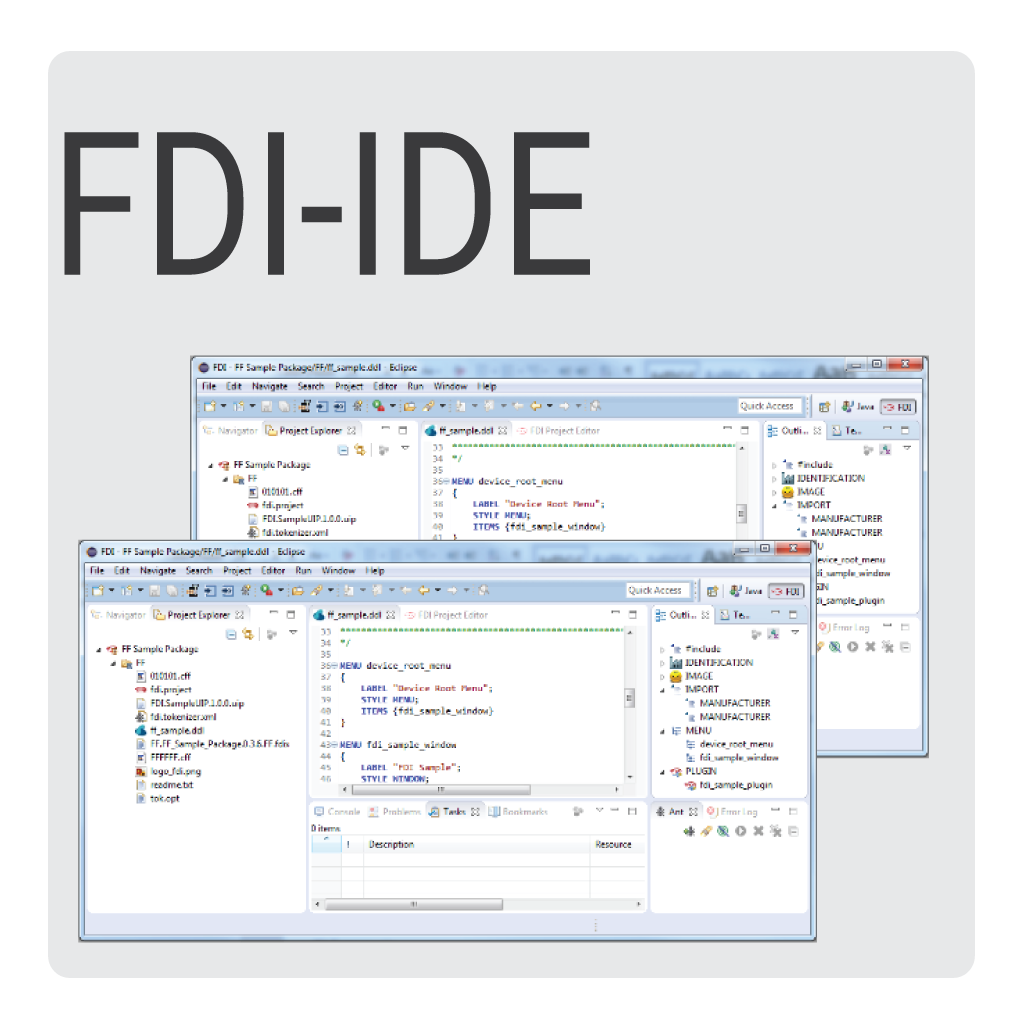 FDI Device Package Integrated Development Environment - Single Protocol