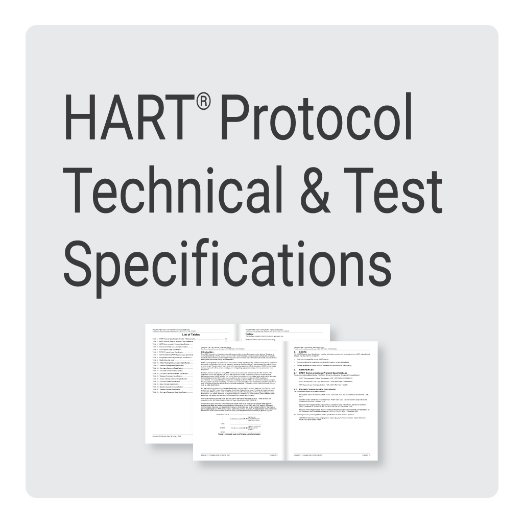 HART Protocol Technical & Test Specifications